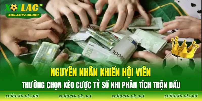 Nguyên nhân khiến hội viên thường chọn kèo cược tỷ số khi phân tích trận đấu